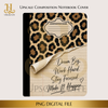 Leopard Template Digital Download PNG Instant Digital Only File