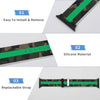 Camo with Green Stripe Silicone Apple Watch Band