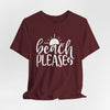 Beach Please Short Sleeve T-Shirt