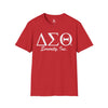 Delta Sigma Theta Sorority Unisex Softstyle T-Shirt, Sorority Spirit Wear, Casual Everyday Tee, Greek Life Apparel, College Event Shirt