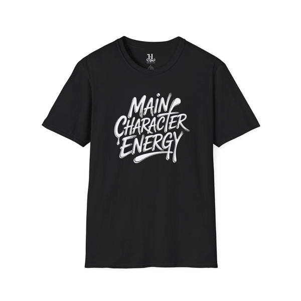 Main Character Energy Unisex Softstyle T-Shirt, Fun Graphic Tee, Casual Wear, Gifts for Gen Z, Everyday Style, Birthday Present, [...]