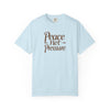 Peace Not Pressure T-Shirt, Cozy Casual Tee, Unisex Relaxed Fit, Mindfulness Gift, Stress Relief Apparel, Everyday Wear
