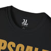 Upscale Never Basic Unisex Softstyle T-Shirt, Casual Wear, Gift for Him/Her, Trendy Apparel, Birthday/Anniversary Gift