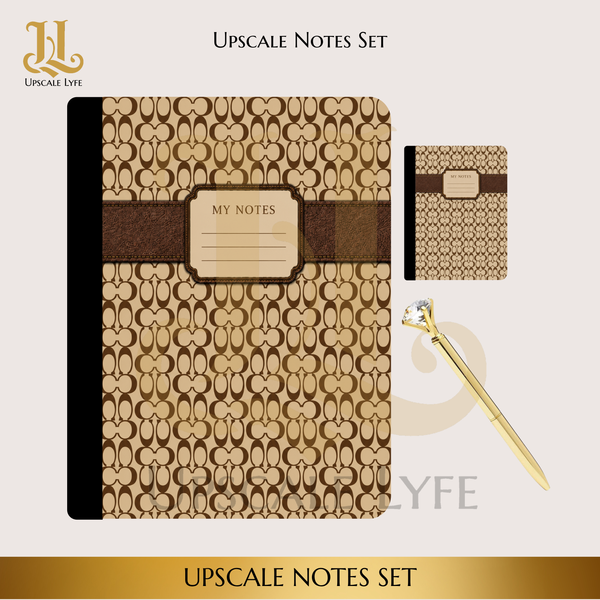 Upscale Notes Set - Coach Inspired