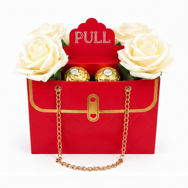 Upscale Money Moments Bloom Bag – Red Edition