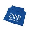 ZΦB Cozy Unisex Hooded Sweatshirt, Zeta Phi Beta - Perfect for Casual Days, Gift for Friends, Unisex Style, Fall or Winter Wear, Great for Lounging