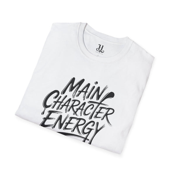 Main Character Energy Unisex Softstyle T-Shirt, Fun Graphic Tee, Casual Wear, Gifts for Gen Z, Everyday Style, Birthday Present, [...]
