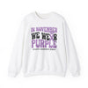 We Wear Purple in October Epilepsy Awareness Unisex Heavy Blend Crewneck Sweatshirt