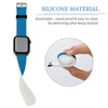 Aqua Silicone Apple Watch Band