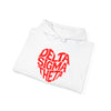 Delta Sigma Theta Heart Hoodie | Cozy Sweatshirt for Greek Life Events, Sorority Apparel, Gift for Sorors, School Spirit Wear, Casual [...]