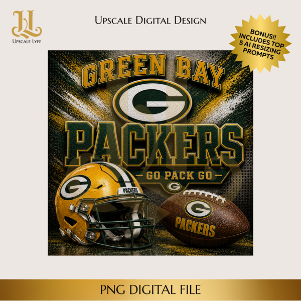 Packers Digital Download PNG Instant Digital Only File