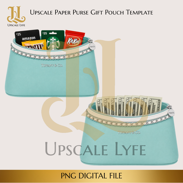 Paper Purse Template Digital Download PNG Instant Digital Only File