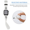 White Main Character Energy Silicone Apple Watch Band