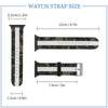 Camo with White Stripe Silicone Apple Watch Band