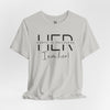 Her Worth Is Priceless, I Am Her Softstyle Jersey Short Sleeve T-Shirt Movitivational, Inspirational Tee