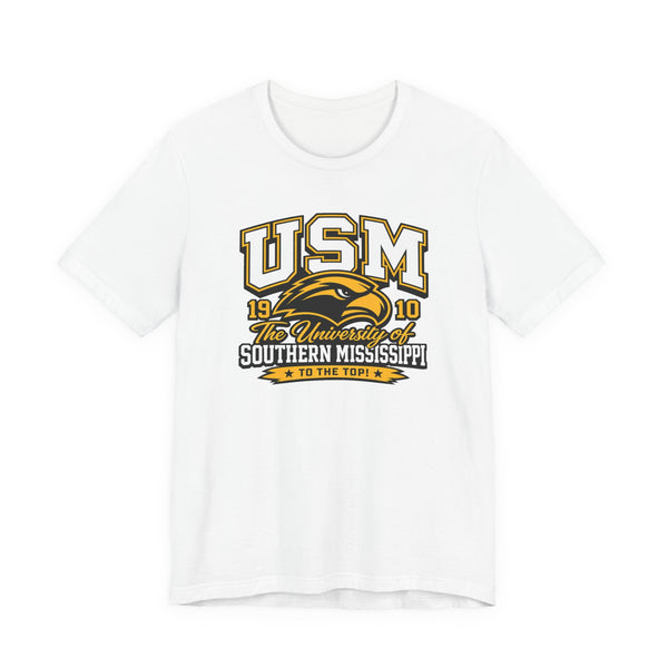 USM Golden Eagles T-Shirt — University of Southern Mississippi Vintage Logo Tee
