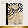 Zebra Template Digital Download PNG Instant Digital Only File