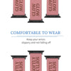 Blush Glow Softly Silicone Apple Watch Band