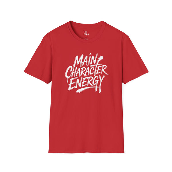 Main Character Energy Unisex Softstyle T-Shirt, Fun Graphic Tee, Casual Wear, Gifts for Gen Z, Everyday Style, Birthday Present, [...]