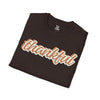 Thankful Unisex Softstyle T-Shirt - Perfect for Thanksgiving, Casual Wear, Gifts, Cozy Vibes, Everyday Comfort