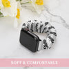 White Glow Softly Scrunchie Apple Watch Band