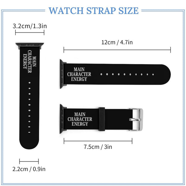Forest Green Glow Softly Silicone Apple Watch Band