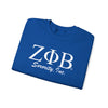 ZΦB Sorority Sweatshirt, Zeta Phi Beta Cozy Crewneck Sweatshirt for Sorority Sisters, College Apparel, Greek Life Gift, Stylish Sorority Gear