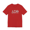 Delta Sigma Theta Personalized Chapter & Pledge Year Letters Tee — Sorority Greek Life Shirt