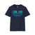 "Dad Is My Superpower" Hero Unisex Softstyle T-Shirt – DPLAM Fatherhood Collection, Motivational Tee, Gift for Friends, Self-Care Wear, Uplifting Apparel, Positive Message Top