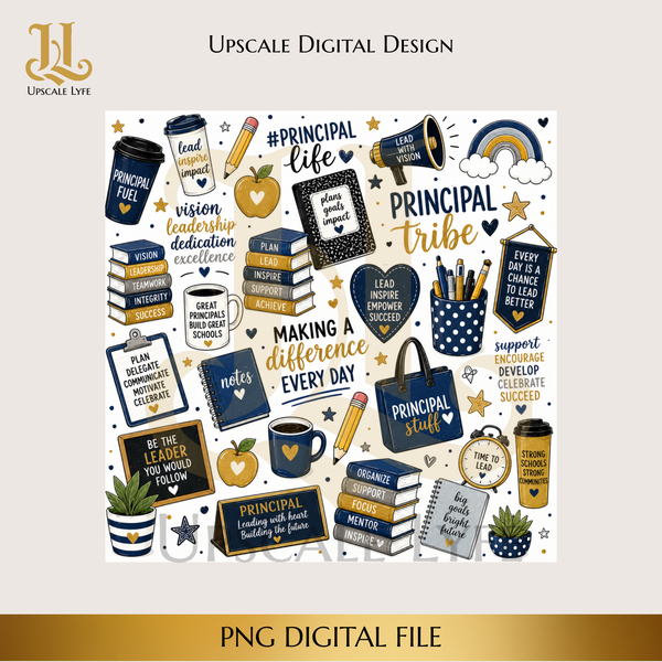 Principal Digital Download PNG Instant Digital Only File