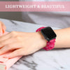 Pink Checkered Scrunchie Apple Watch Band