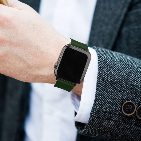 Forest Green Silicone Apple Watch Band