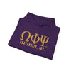 Omega Psi Phi Fraternity Hooded Sweatshirt, Unisex Warm Hoodie, Greek Life Apparel, College Sweatshirt, Brotherhood Gift, Campuswear