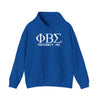 Phi Beta Sigma Fraternity Logo Hoodie for Comfort and Style, Unisex Sweatshirt for College Events, Team Spirit Gear, Gifting, Casual Wear