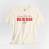 Living My Best Delta Dear Life, Delta Sigma Theta 1913 Unisex Jersey Short Sleeve T-Shirt, Sorority, Inc