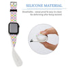 Multi-Colored Checkered Silicone Apple Watch Band