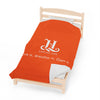 Upscale Lyfe Velveteen Plush Blanket - Orange