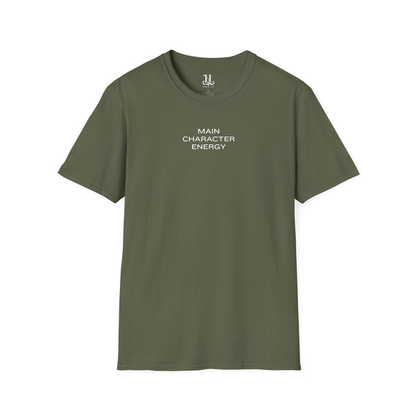 Main Character Energy T-Shirt for Everyday Vibes, Unisex Softstyle Tee, Casual Wear, Gift for Friends, Affirmation Shirt