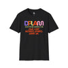 "Shine On" Inspirational Unisex Softstyle T-Shirt – DPLAM Collection, Motivational Tee, Gift for Friends, Self-Care Wear, Uplifting Apparel, Positive Message Top