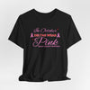 Deltas Wear Pink Breast Cancer Awareness Unisex Jersey Short Sleeve Tee