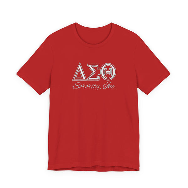 Delta Sigma Theta Sorority Embroidered Tee