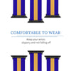 Blue and Gold Silicone Apple Watch Band