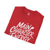 Main Character Energy Unisex Softstyle T-Shirt, Fun Graphic Tee, Casual Wear, Gifts for Gen Z, Everyday Style, Birthday Present, [...]