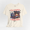 Cozy Nights and Christmas Lights Santa Christmas Unisex Jersey Short Sleeve T-Shirt