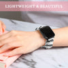 White Glow Softly Scrunchie Apple Watch Band