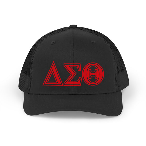 Delta Sigma Theta Trucker Hat — Retro Mesh Cap