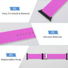 Lilac Silicone Apple Watch Band