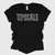UPSCALE Rhinestone Bling T-Shirt