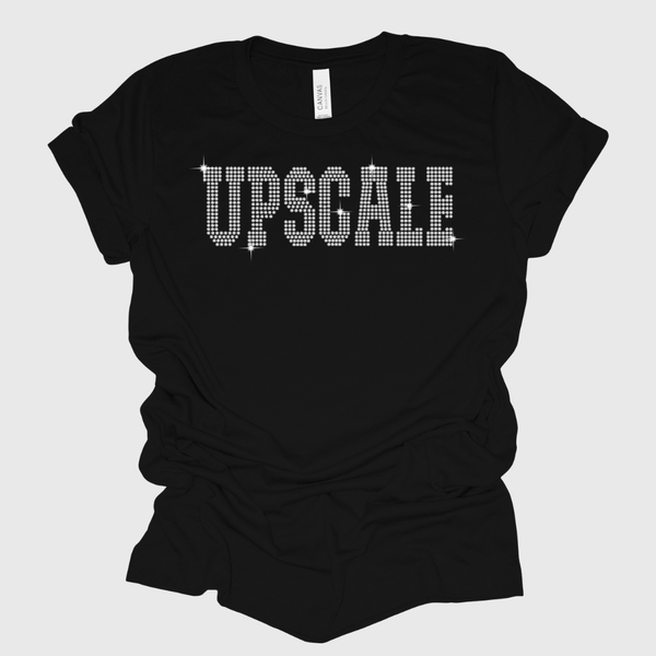 UPSCALE Rhinestone Bling T-Shirt