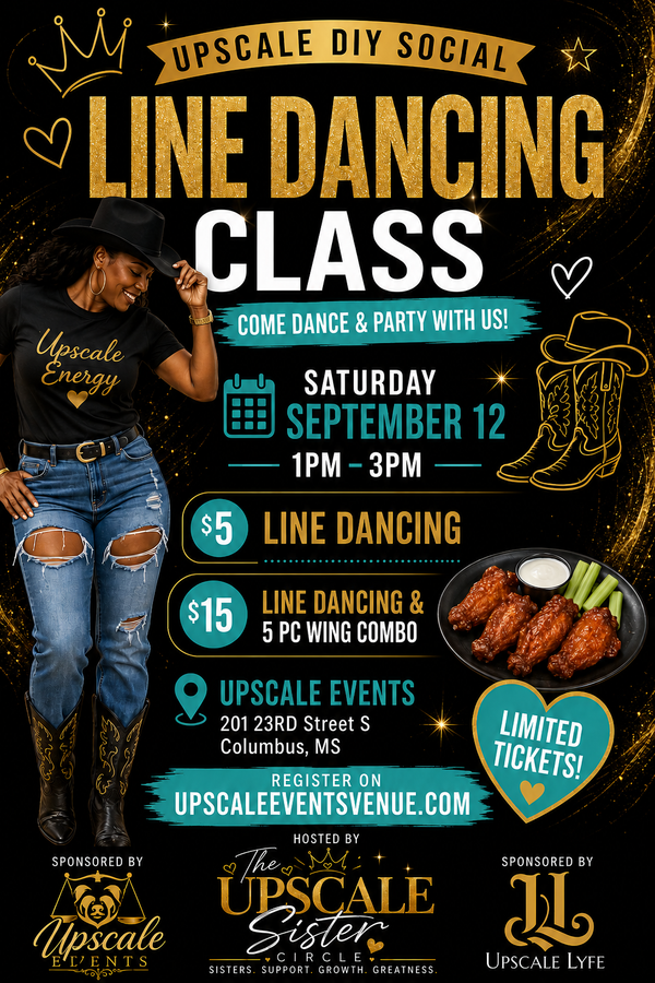 Upscale DIY Social: Line Dancing Class